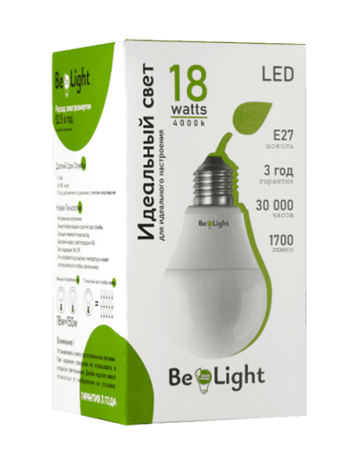 Լամպ լուսադիոդային Be Light E27 18Վտ