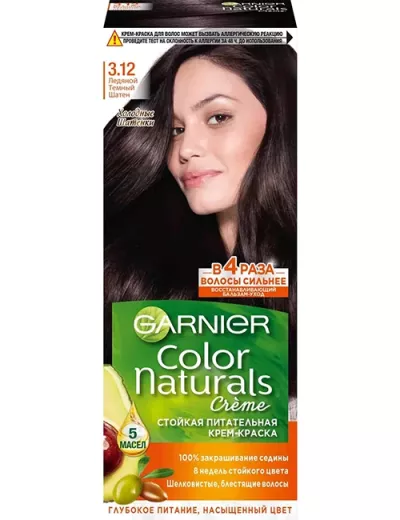Ներկ մազի Garnier naturals 3.12